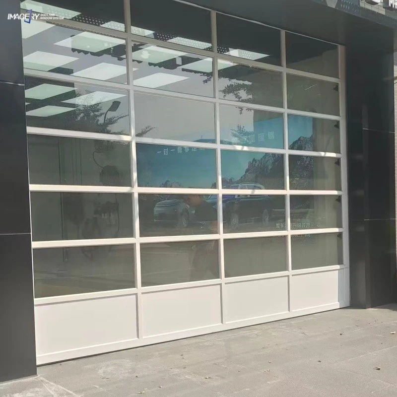 Electric Clear View Sectional Aluminum Glass Garage Door price Electric Clear View Sectional Aluminum Glass Garage Door price